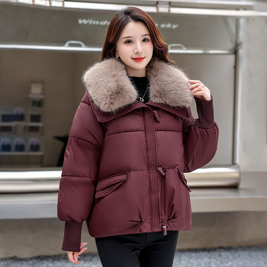 Women's Korean-style Loose Lapels Bread Coat