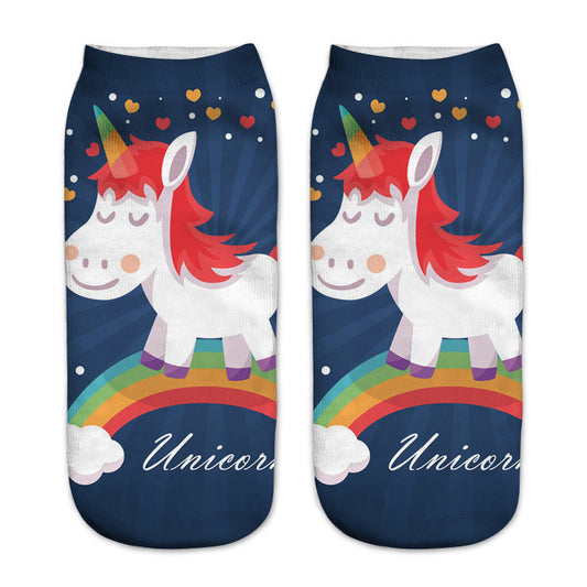 Digital Printing Women's Socks 3d