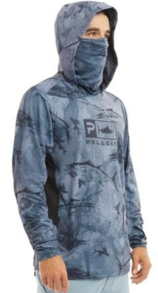 Fishing Suit With Hood And Mask For Sun Protection