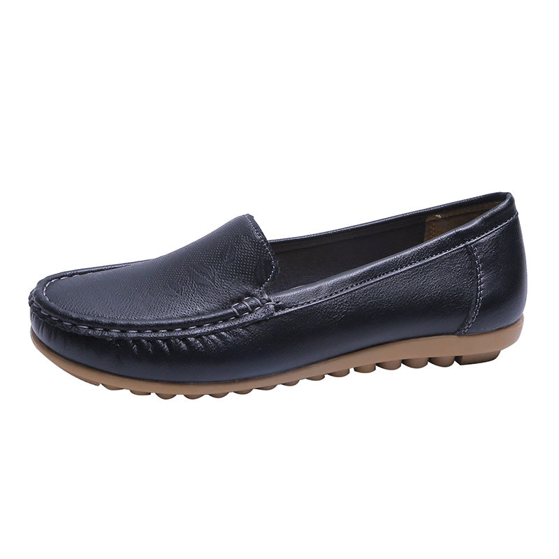 Beef Tendon Soft Bottom Working Flat Non-slip Maternity Shoes