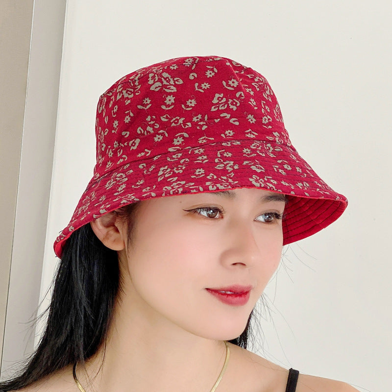 Summer Women's Thin Cloth Bucket Hat Sunshade