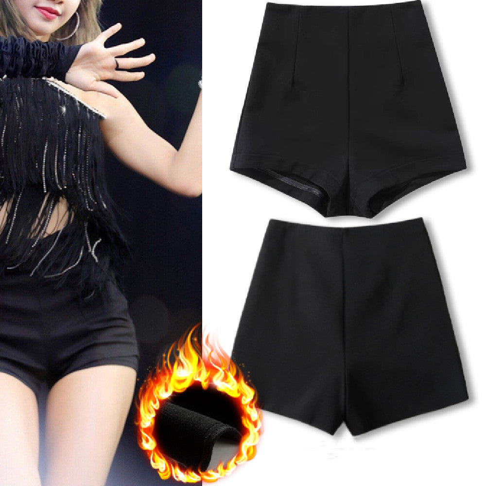 Stylish High-waisted Stretch Shorts