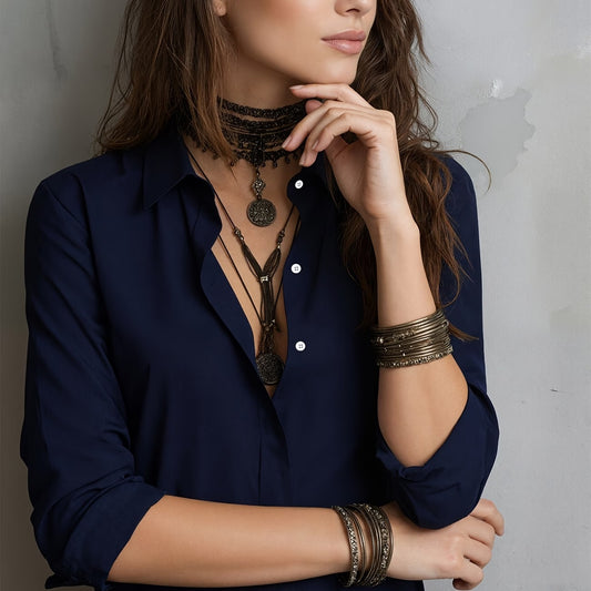 Polyesterbluse