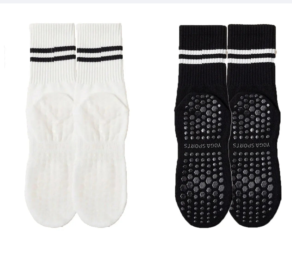 Mid-calf Stink Prevention Hosiery Non-slip Silicone Indoor