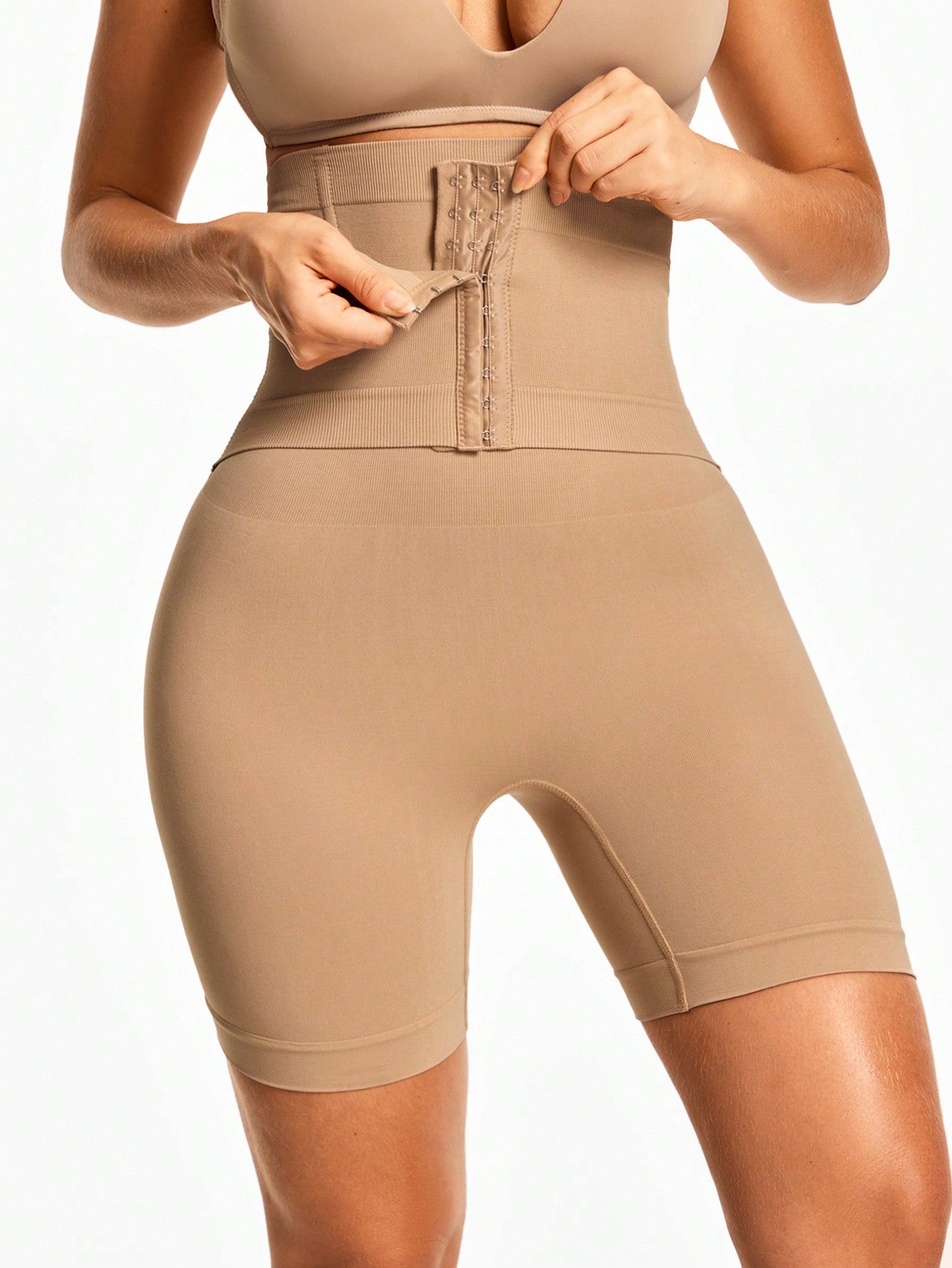 Closure Shapewear Shorts - Tummy & Waist Control With Natural Butt-Lift