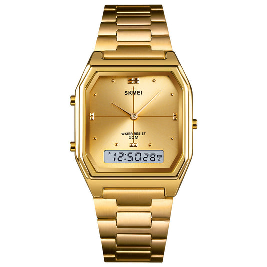 Mens Multifunctional Sports Waterproof Alarm Electronic Watch