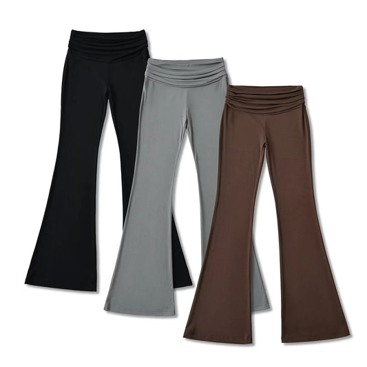 Nude Feel Hip Raise Slimming High Waist Belly Contracting Yoga Trousers