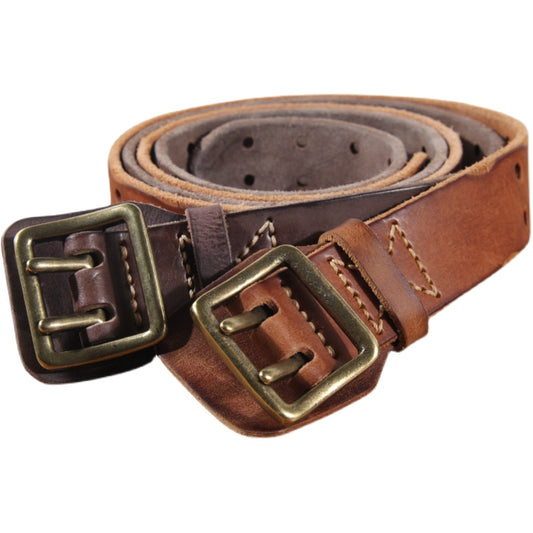 First Layer Cowhide Pure Copper Belt Men's