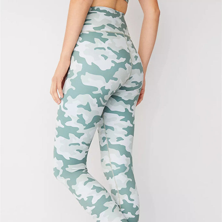 Yogaleggings Sports Fitness Tøj Bund Slim Ni-dels Bukser