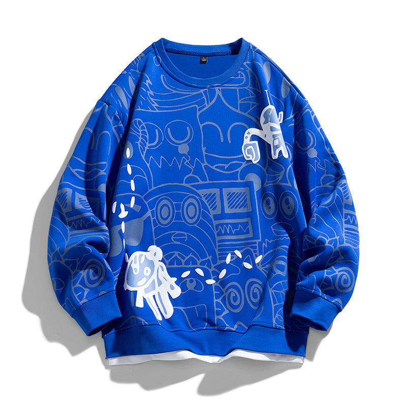 Round Neck Thickened Warm Junior High School Student Bottoming Sweater