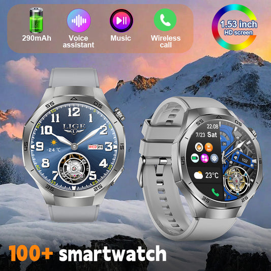 Smartwatch bevægelsessporing Bluetooth-opkald sportsfunktion pulsmåler sundhedsovervågning