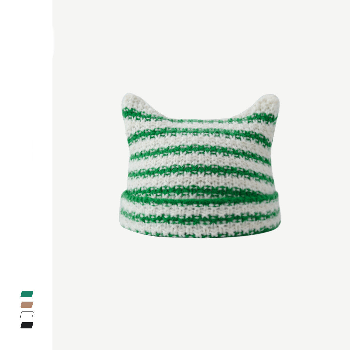 Keep Warm Cute Cat Ears Korean Fashion Stripes