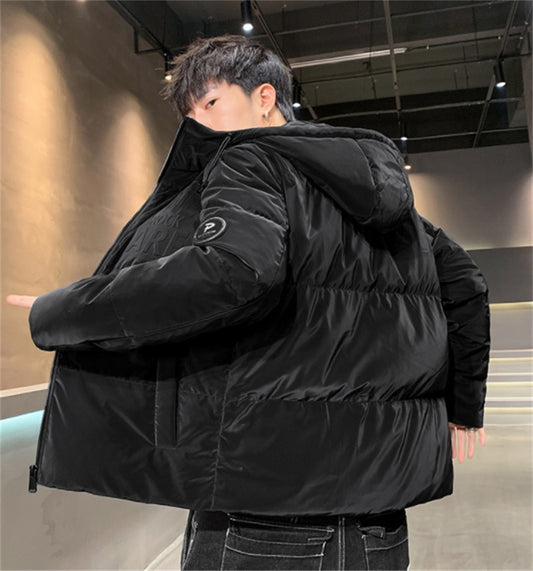 White Duck Down Hooded Sports Casual Men's Down Jacket