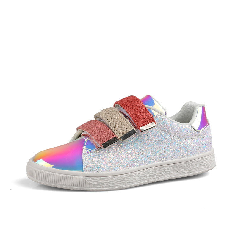 Summer New Breathable Fashion Personality Shiny Trendy Sneakers