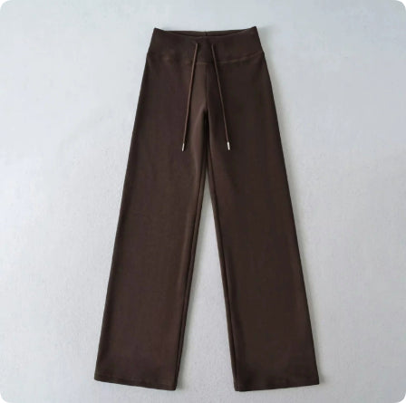 New Winter Fleece-lined, Extra-thick Warm Casual Straight-leg Pants