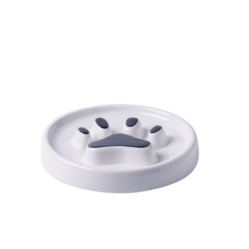Slow Food Bowl Ceramic Dog Cat Meal