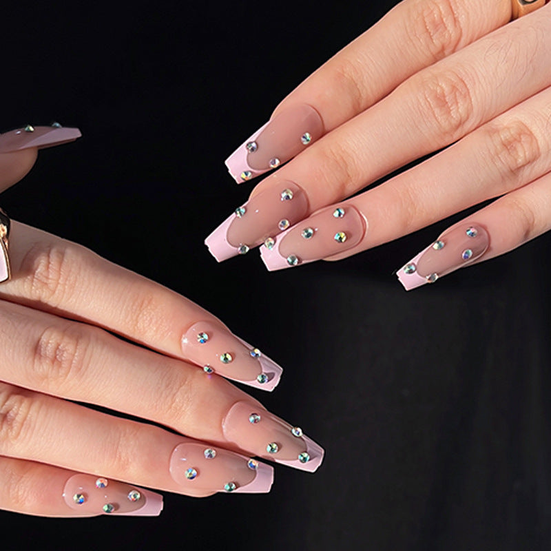 Pearl Long Ballet French Wear Nail Enhancement Piece