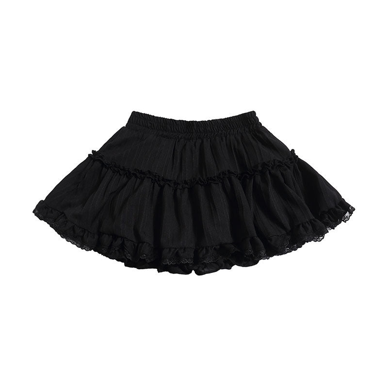 French Ballet Style White Puffy Cake Dress