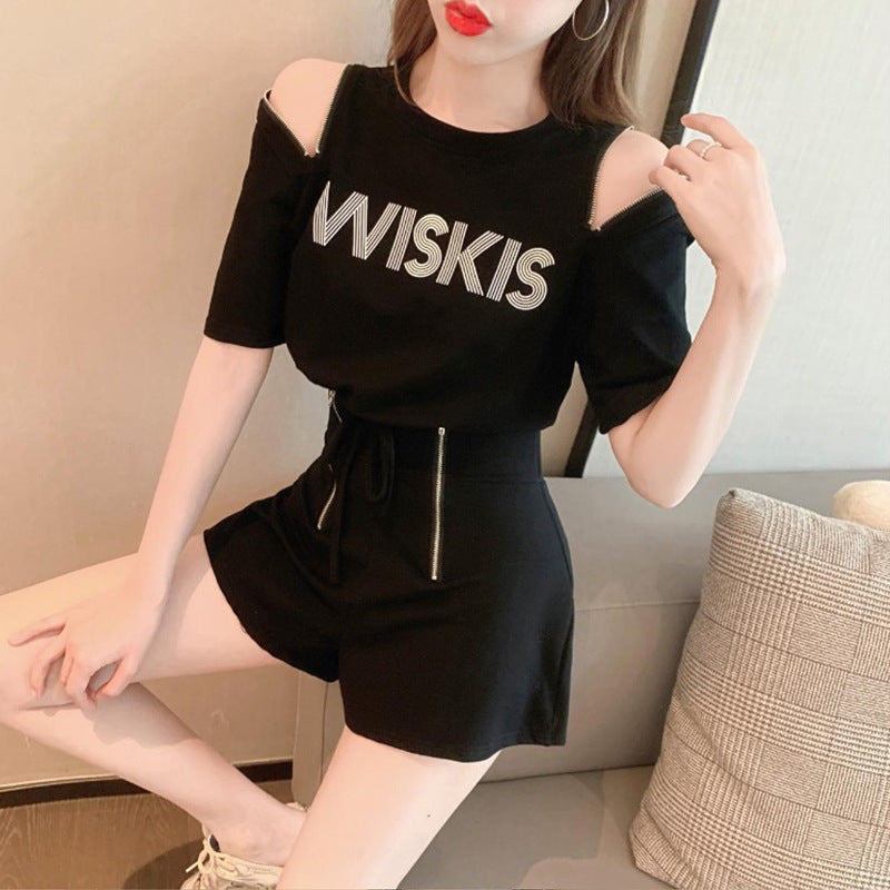 Salt-style Slightly Mature Two-piece Set Internet-famous