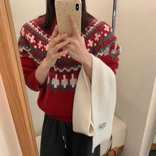 Women's Korean Fairland Warm And Loose Lazy Sweater