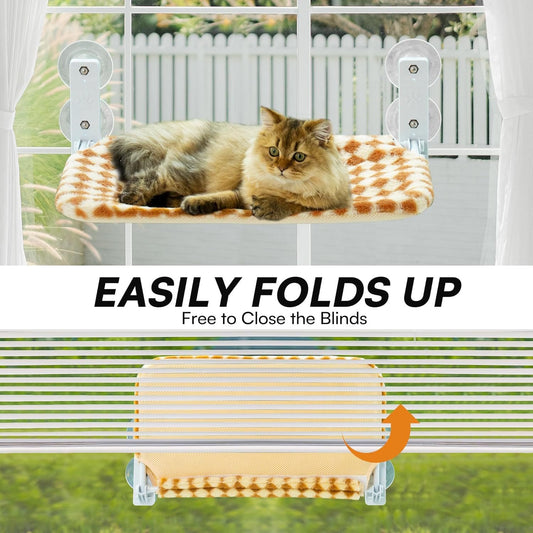 Cat Hammock Pet Cat Nest Balcony Glass