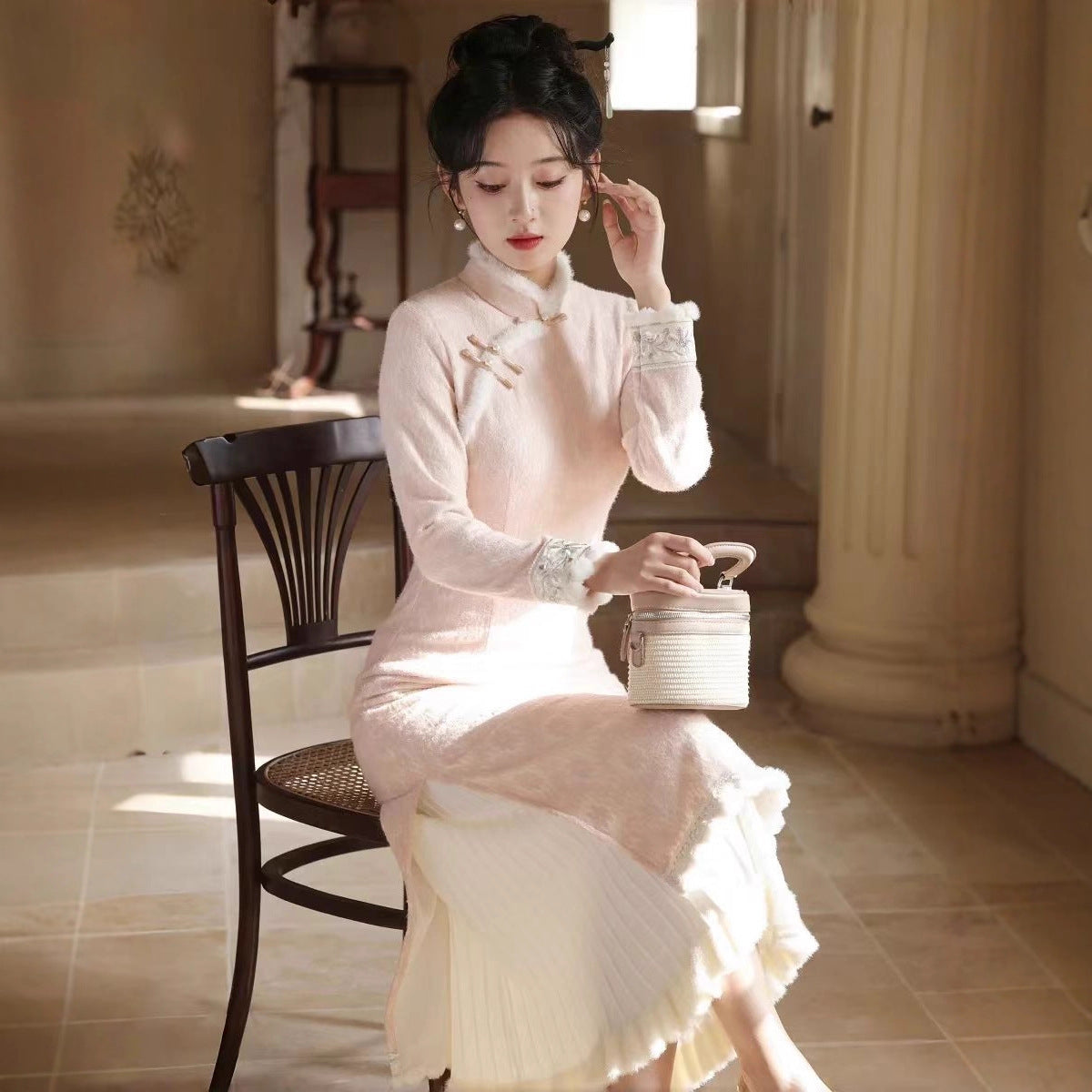 Inner Hanfu Layered With A-line Skirt
