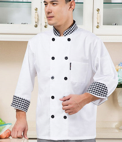 Short Sleeve Chef Long Suit Baker Workwear Cake Store