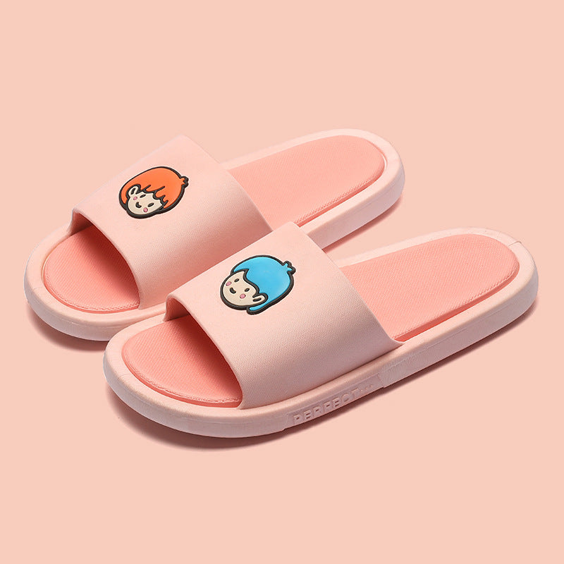Cute Anti-slip Sandals For Bathing In The Bathroom