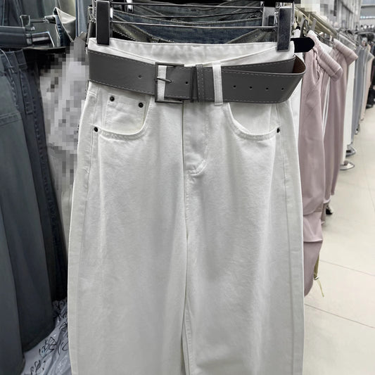 High Waist Wide Leg Jeans Slimming And Straight