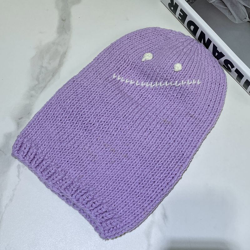 Cute Warm Ear Protection Wool Beanie Pullover