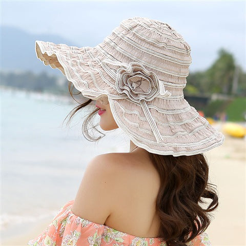 Women's Summer Sunscreen Travel UV Protection Beach Hat