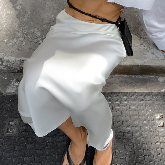 Women's Fashionable High Waist Figure Flattering Sheath Skirt
