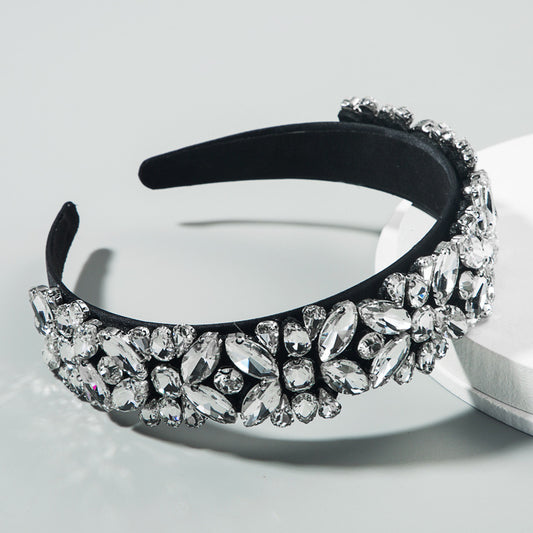 Floral All-match Super Baroque Wide-brimmed Trend Headband
