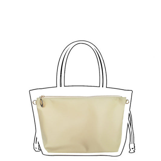 Small And Large Storage Bag With Zippered Inner Pocket