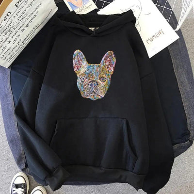 Drop-shoulder Sleeve Casual Sports Hoodie Sweater
