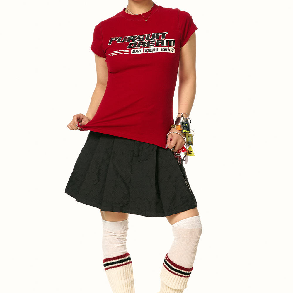 Women's American-style Retro High Waist Casual Plaid Skirt