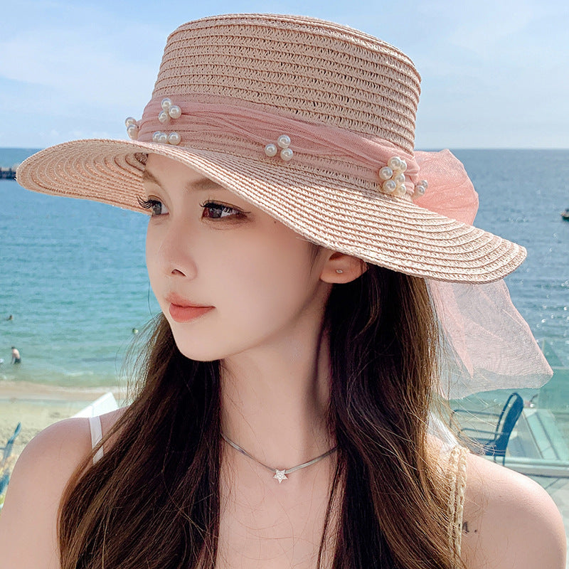 Fashion Summer Bow Ribbon Hat