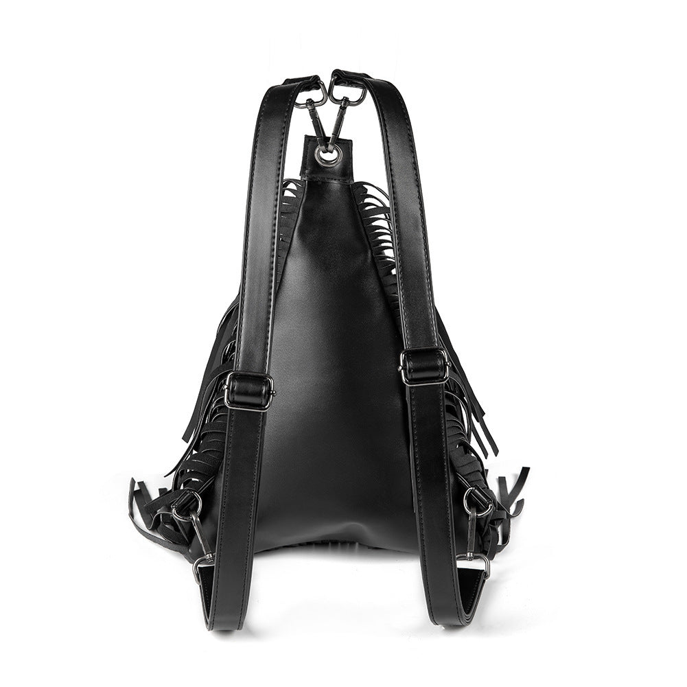 Outdoor Fashionable Tassel Backpack Wallet
