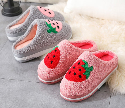 Thick Bottom Indoor Home Cute Plush Lady Slippers