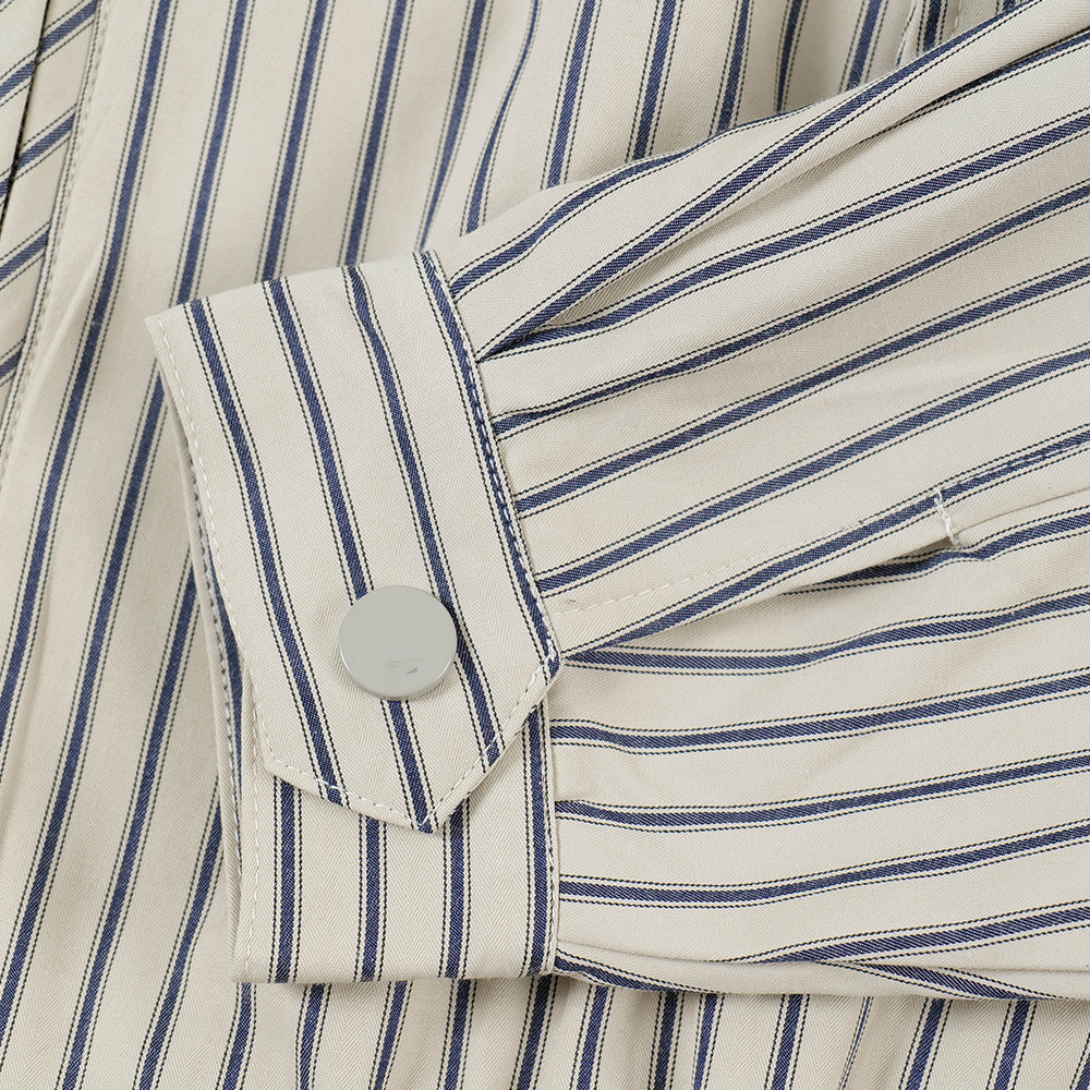 All-matching Turn-down Collar Long Sleeve Thin Jacket