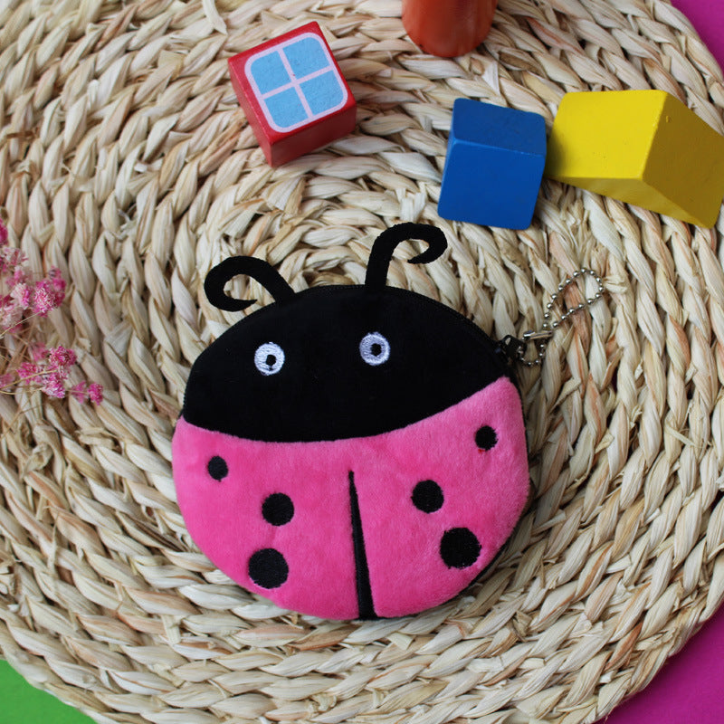 Cartoon Coin Wallet Creative Children Portable Circle