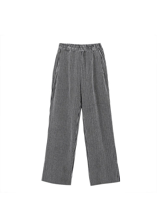 Straight-tube Draping Floor Loose Wide Leg Pants