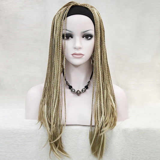 Wig Female African Dirty Braid Gradient Hip Hop Net Red Europe And America