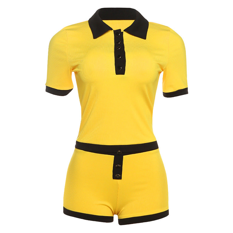 Fashionable Minimalist Slim Fit Short Womens Suit