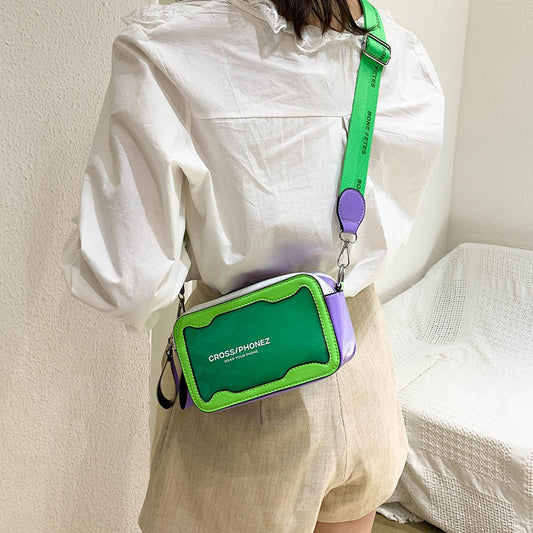 Fashion Messenger One-shoulder All-match Super Fire Texture Small Bag