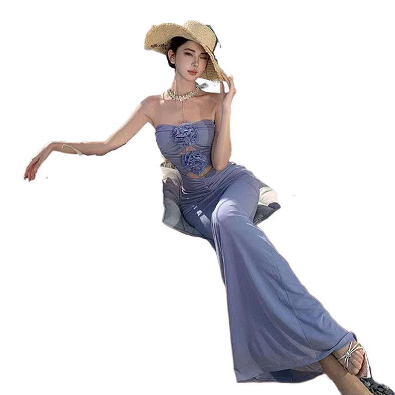 Womens Fashion Hollow-out Sexy Backless Dress