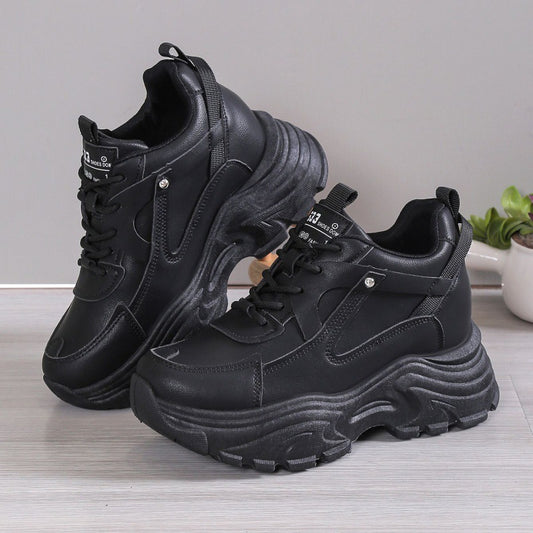 Koreansk stil All-match Casual Damesko Plateau