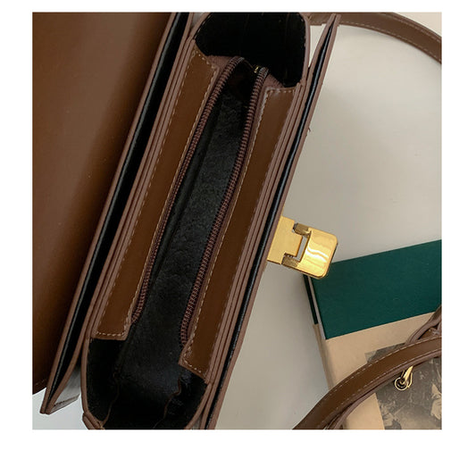 Solid Color Simple Fashion Shoulder Bag