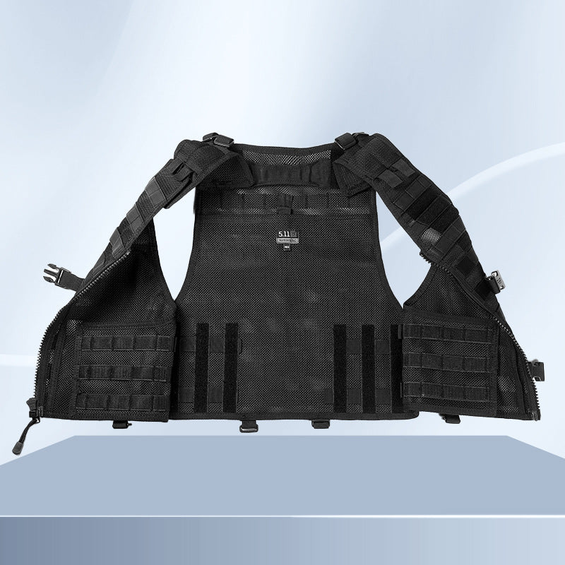 Pure Black Protective Outdoor Tactics Vest