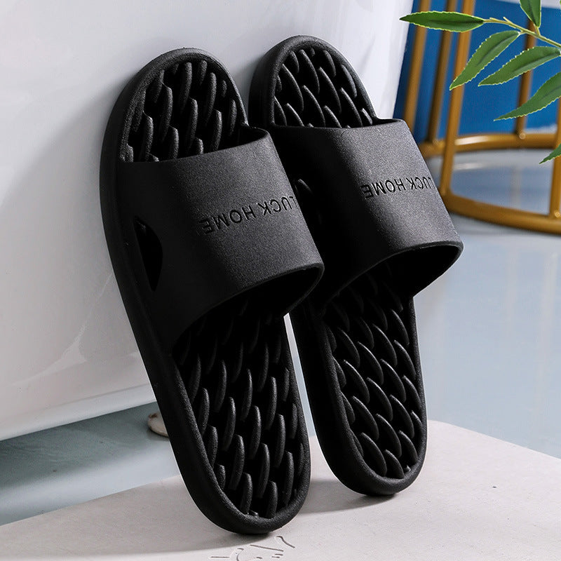 Women's Summer Home Indoor Non-slip Leaking Bathroom Slippers